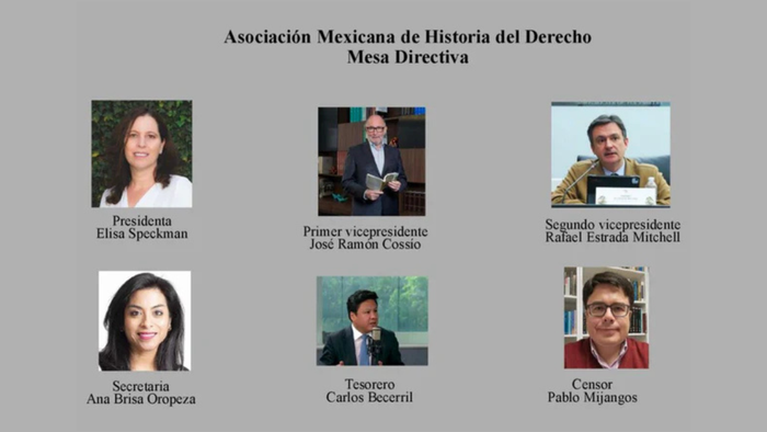 Nueva Mesa Directiva de la Asociación Mexicana de Historia del Derecho