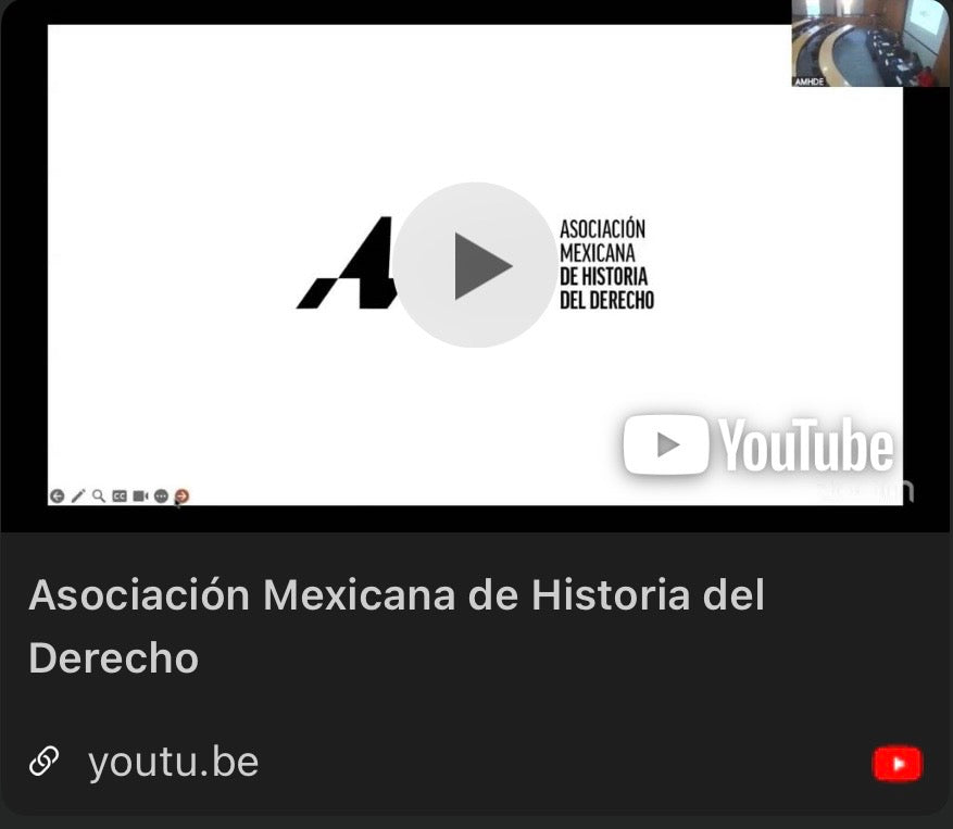 Acompaña a los socios de la Asociación Mexicana de Historia del Derecho en este recorrido por tres obras fundamentales para entender nuestras leyes e instituciones: