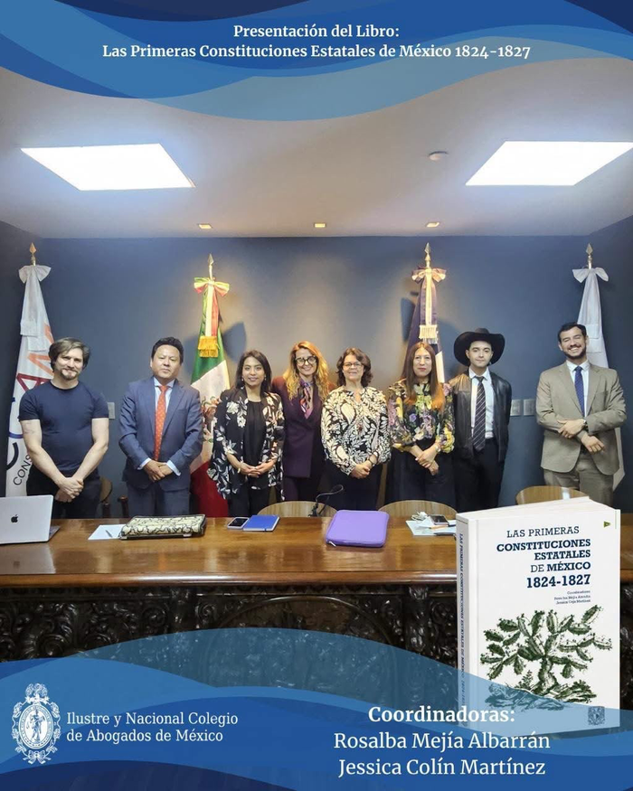 Miembros de la AMHDE presentan libro en el INCAM